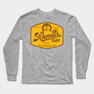 Schmitt's Gay Beer Long Sleeve T-Shirt